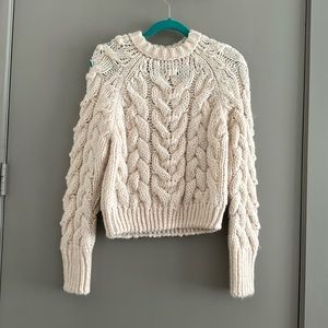 Cream chunky sweater